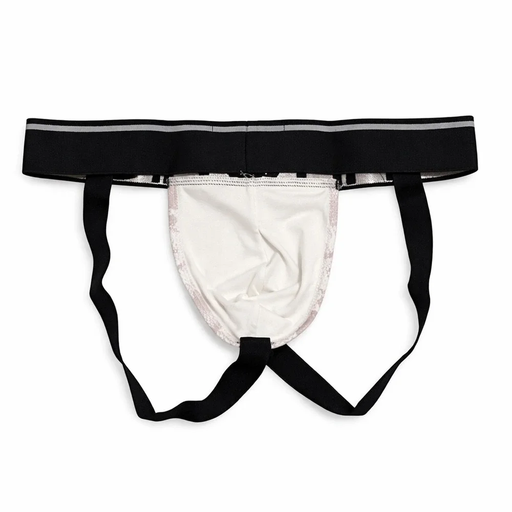 Hawai Small (28-30) Jockstrap Snakeskin Print Pink White Athletic Supporter